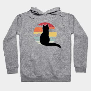 Cat Shirt. Retro Style Hoodie